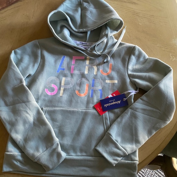 Aeropostale youth jumper in sage green size small - Picture 2 of 5